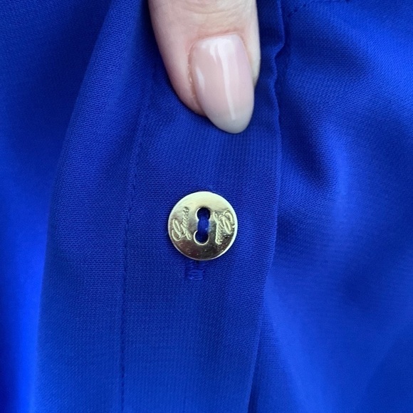 Guess Royal Blue Sleeveless Jumpsuit - Picture 9 of 12